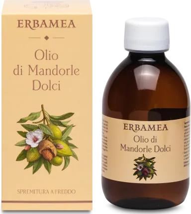 Erbamea Srl Olio Mandorle Dolci - Per donare al viso elasticità e morbidezza 250 ml