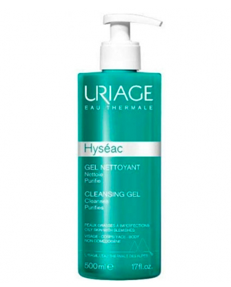Uriage Hyséac - Gel Detergente Viso e Corpo da 500ml - Igiene e Pulizia Profonda