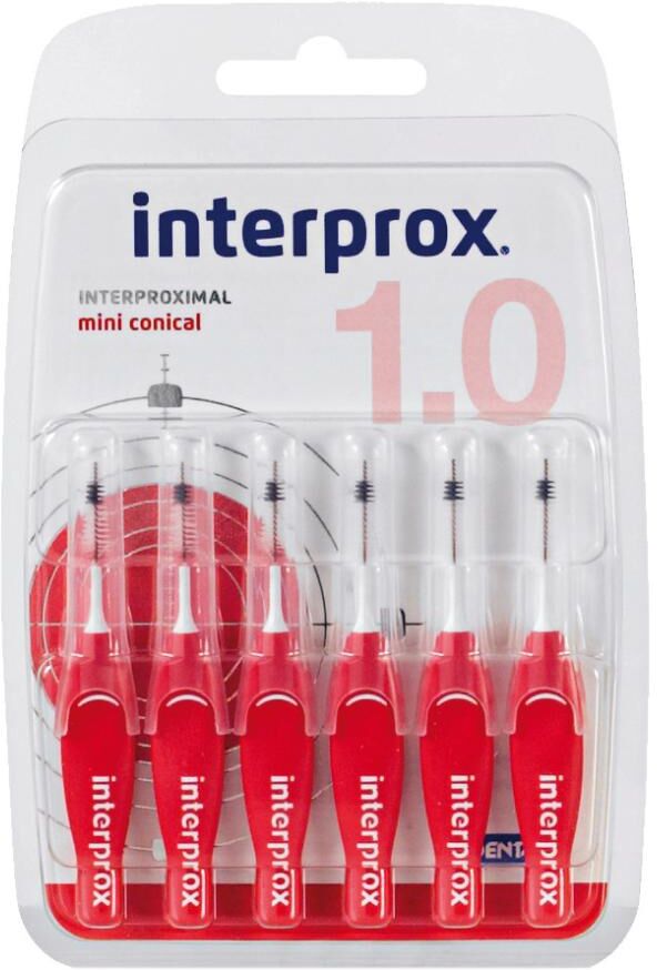 Dentaid INTERPROX Plus Miniconico Rosso 6pz