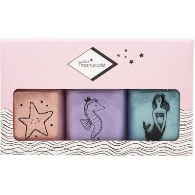 LUXURY LAB COSMETICS Srl Manucurist Cofanetto Bonnie Stella Janis Manucurist Smalti per Bambini, 3 Colori Glitterati LUXURY LAB COSMETICS Srl Manucurist Cofanetto Bonnie Stella Janis Manucurist Smalti per Bambini, 3 Colori Glitterati