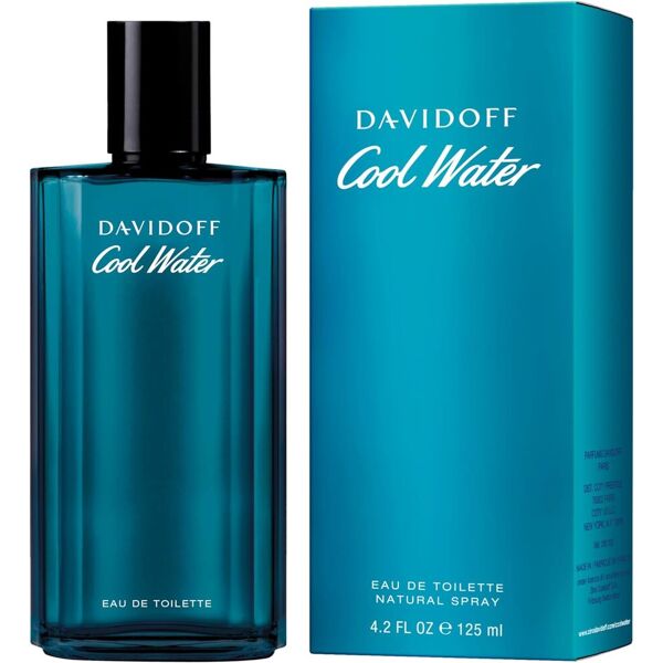 davidoff cool water eau de toilette 125 ml - profumo da uomo fresco e aromatico