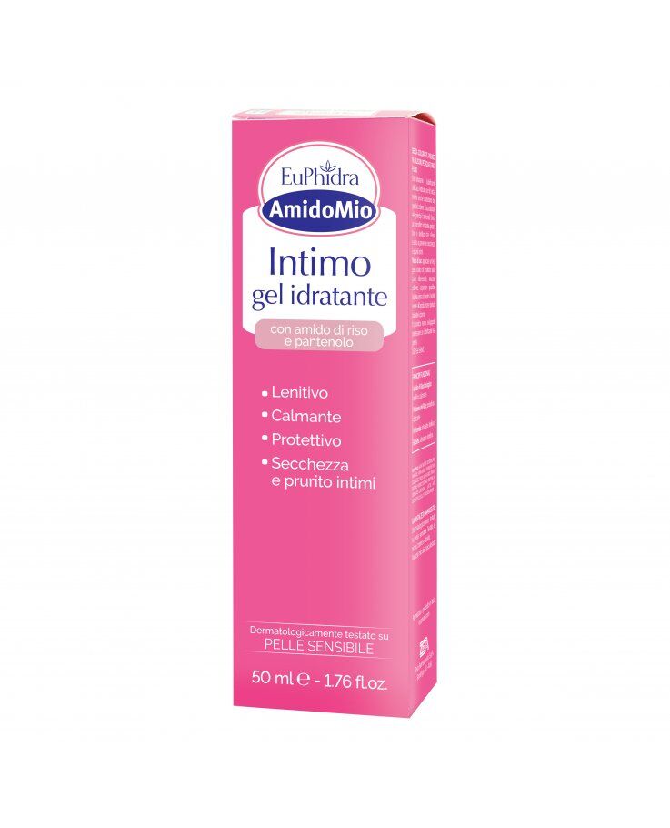 Zeta Farmaceutici Spa Euphidra Amidomio - Intimo Gel Idratante 50ml, Igiene Intima con Delicata Idratazione.