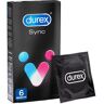 Reckitt Benckiser Durex - Sync Profilattico 6 Pezzi per un Piacere Condiviso