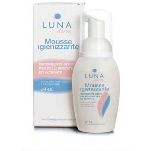 morgan srl lunaderm - mousse igienizzante detergente intimo 150ml - delicata pulizia intima