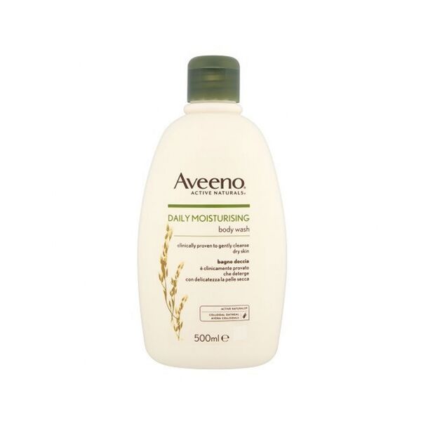 johnson & johnson aveeno daily moisturising bagno doccia idratante 500 ml