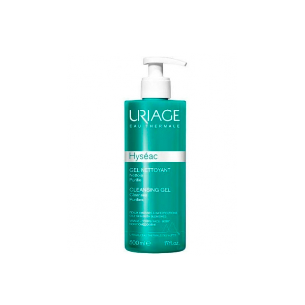 uriage hyséac - gel detergente viso e corpo da 500ml - igiene e pulizia profonda