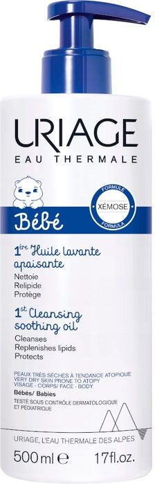 uriage bébé premiere huile lavante apaisante 500ml - detergente lenitivo per neonati e bambini