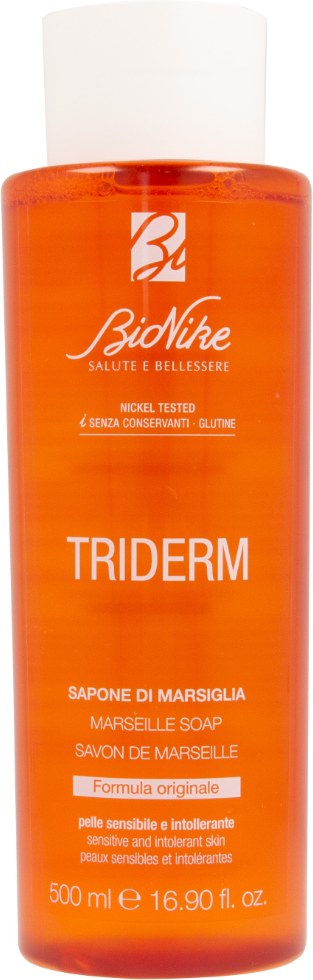 triderm sapone di marsiglia bionike 500ml - sapone delicato e naturale per la cura della pelle