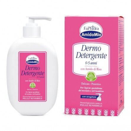 zeta farmaceutici spa euphidra - dermo detergente delicato pelli sensibili 0-5 anni 400m, pulizia dolce e sicura per la pelle dei bambini.