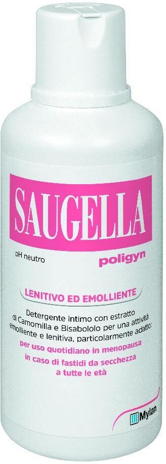 meda pharma spa saugella poligyn rosa dermoliquido detergente intimo delicato 500ml - igiene intima quotidiana