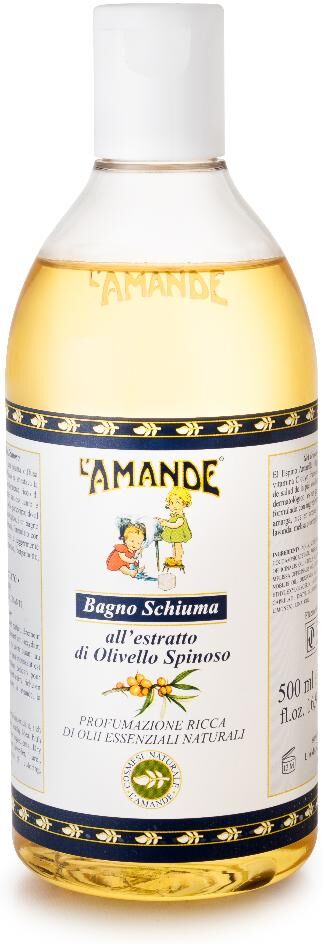 l'amande srl l'amande marseille - bagno schiuma estratto olivello spinoso 500 ml