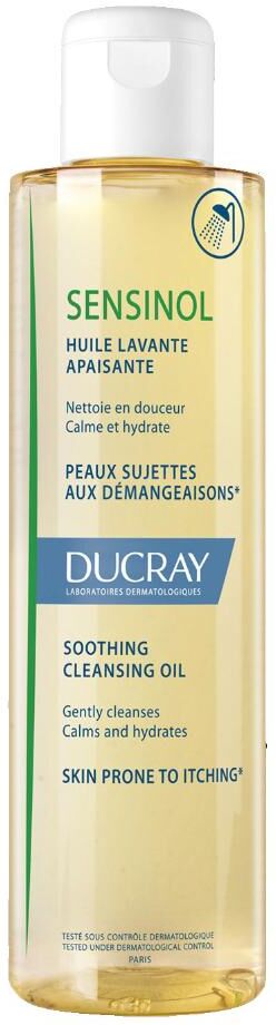 pierre fabre ducray sensinol olio detergente corpo 200 ml - idratazione delicata per la pelle sensibile