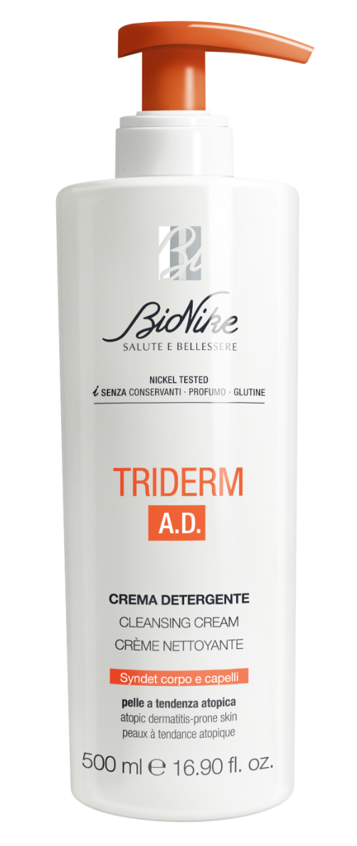 Bionike Triderm AD Crema Detergente 500 ml - Detergente per Pelle Sensibile