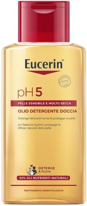 Beiersdorf Spa Eucerin - Ph5 Olio Detergente Doccia 200ml - Igiene e Cura della Pelle Sensibile