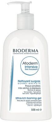 Bioderma Atoderm Intensive Gel Moussant 500ml - Gel Schiumogeno per una Pelle Sensibile e Idratata