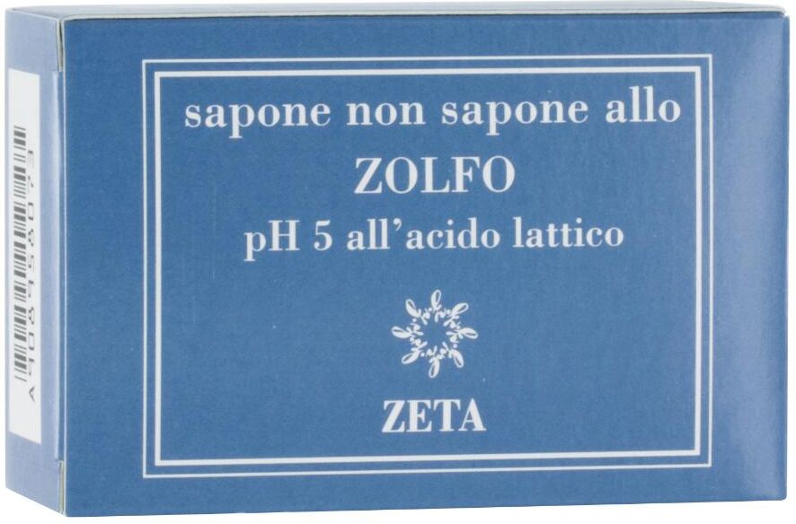 Zeta Farmaceutici Spa Sapone Zolfo PH5 100g - Detergente Sintetico per Pelli Grasse