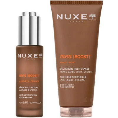 LABORATOIRE NUXE ITALIA Srl Nuxe Men Boost Cofanetto Uomo, Siero Multi-azione 30 ml + Gel Doccia Energizzante 100 ml LABORATOIRE NUXE ITALIA Srl Nuxe Men Boost Cofanetto Uomo, Siero Multi-azione 30 ml + Gel Doccia Energizzante 100 ml