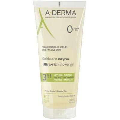 Gel Doccia Surgras A-Derma - Pelle secca Gel Doccia Surgras A-Derma - Pelle secca