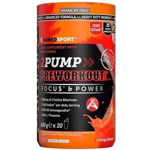 Namedsport Srl NAMED SPORT - 2 Pump Preworkout 300g - Integratore Pre Allenamento per Massimizzare le Prestazioni