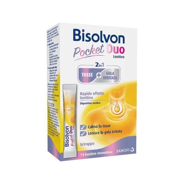 opella healthcare bisolvon pocket duo lenitivo sciroppo 14 bustine