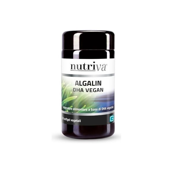 giuriati group srl nutriva algalin dha vegan 30 softgel vegetali - integratore di omega-3 vegan ad alto contenuto di dha