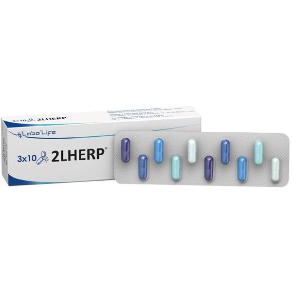 labo'life italia srl 2lherp 30 cps - integratore per il benessere del sistema immunitario, marca 2lherp, 30 capsule, supporto naturale per la difesa dell'organismo