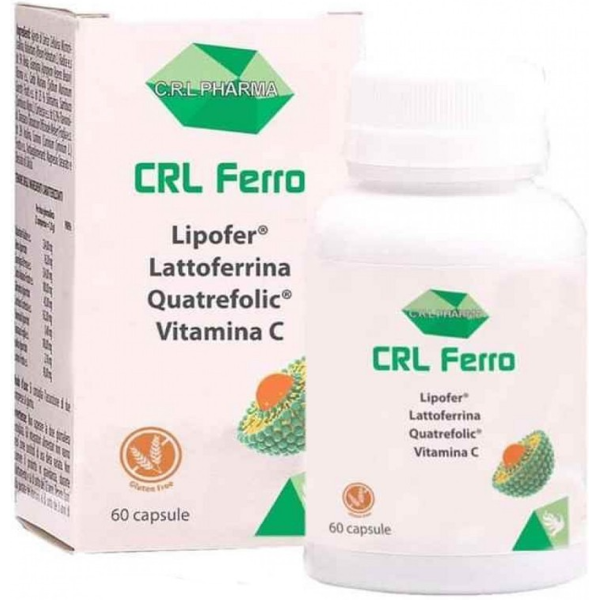 cr.l pharma crl ferro 60 capsule - integratore di ferro