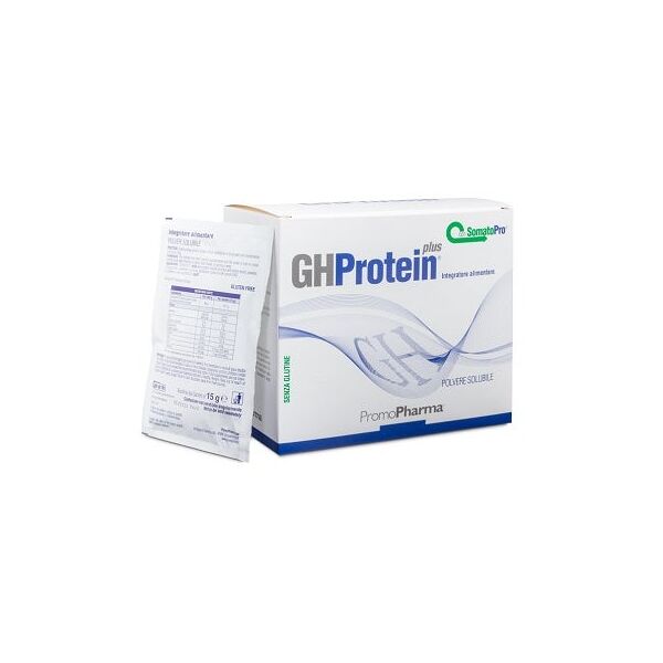 promopharma spa ghprotein plus - 20 bustine gusto cacao: integratore proteico per il potenziamento muscolare