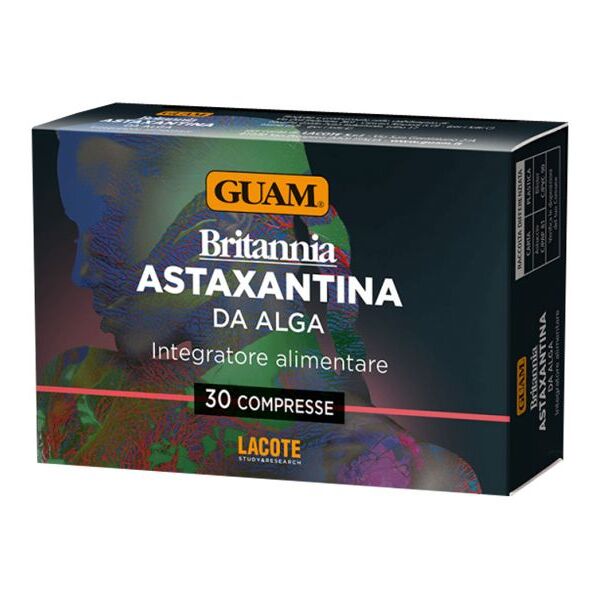 lacote srl guam britannia astaxantin 30 compresse - integratore alimentare antiossidante