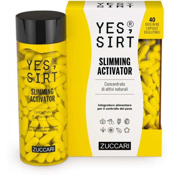 zuccari srl zuccari - yes sirt activator 80cps 300 mg - integratore per attivazione del gene magro e controllo del peso