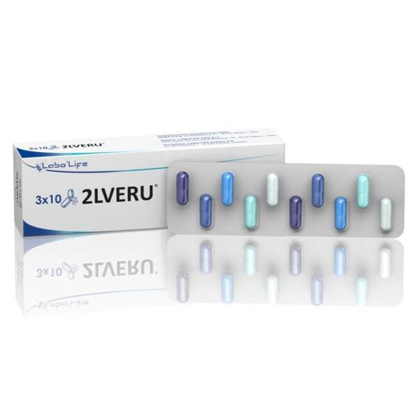 labo'life italia srl 2lveru 30 cps - integratore per il benessere del sistema digestivo, 30 capsule, supporto naturale per la salute dell'apparato digestivo