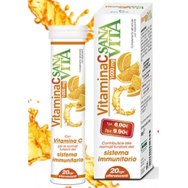 paladin pharma spa sanavita vitamina c 20 compresse masticabili effervescenti