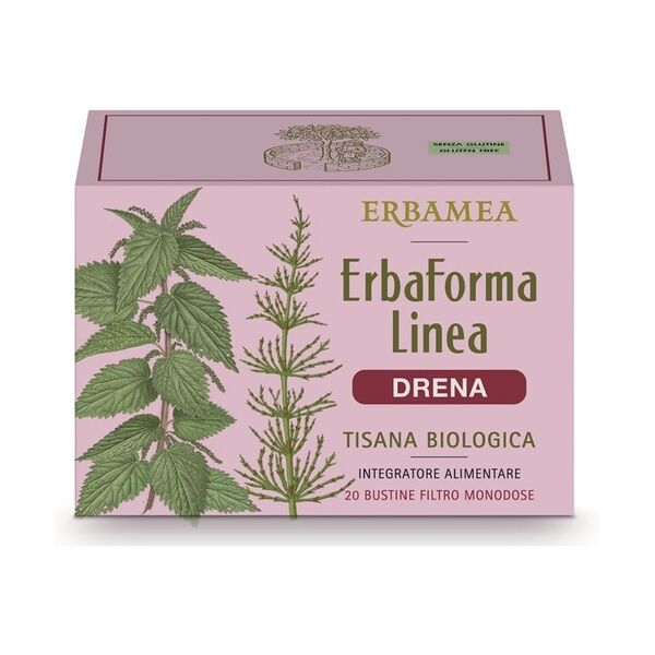 erbamea srl erbamea - erbaforma linea drena 20 bustine, integratore per la detossificazione