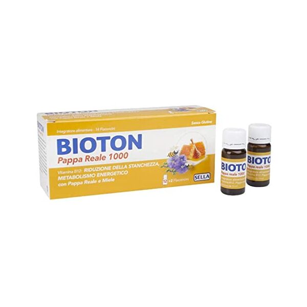 sella srl bioton pappa reale 1000 da 14 flaconcini