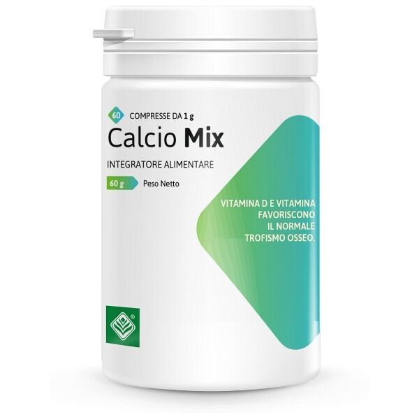 gheos calcio mix 60 compresse - integratore di calcio e vitamina d3 per ossa forti