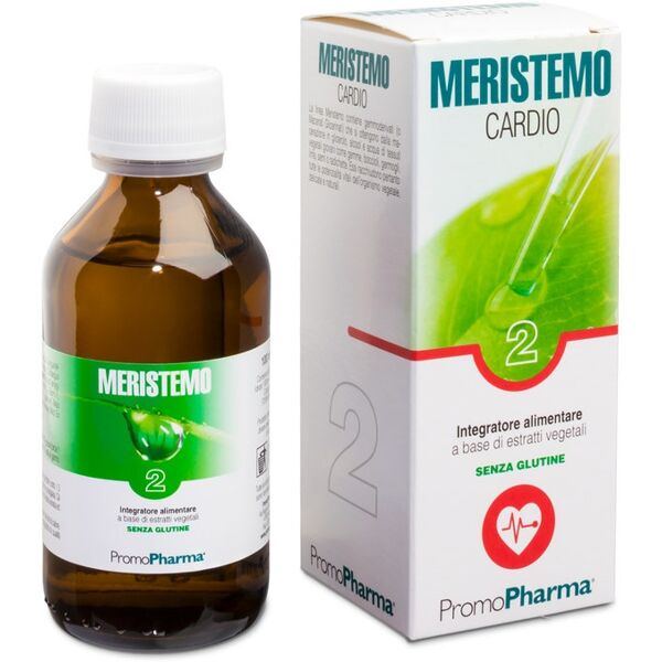 promo pharma meristemo cardio 2 gocce 100ml - integratore naturale per la salute cardiovascolare