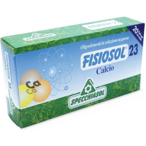 specchiasol srl specchiasol fisiosol 23 calcio 20 flaconcini da 2ml