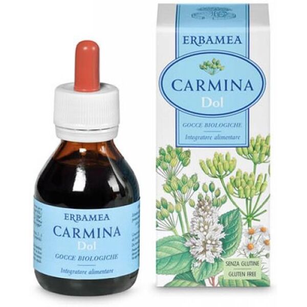 erbamea srl carmina dol - integratore alimentare per favorire i processi digestivi 100 ml - supporto naturale alla digestione