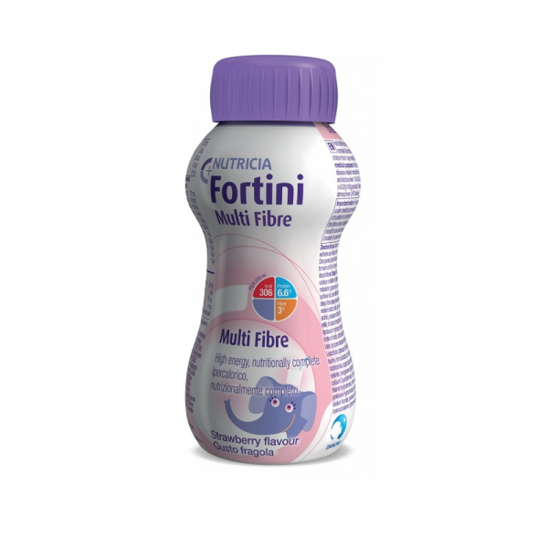 danone nutricia spa soc.ben. fortini multi fibre gusto fragola 200 ml - integratore dietetico per bambini