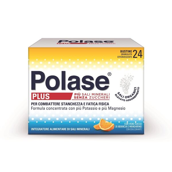 haleon italy srl polase plus - 24 bustine - integratore di sali minerali e vitamine