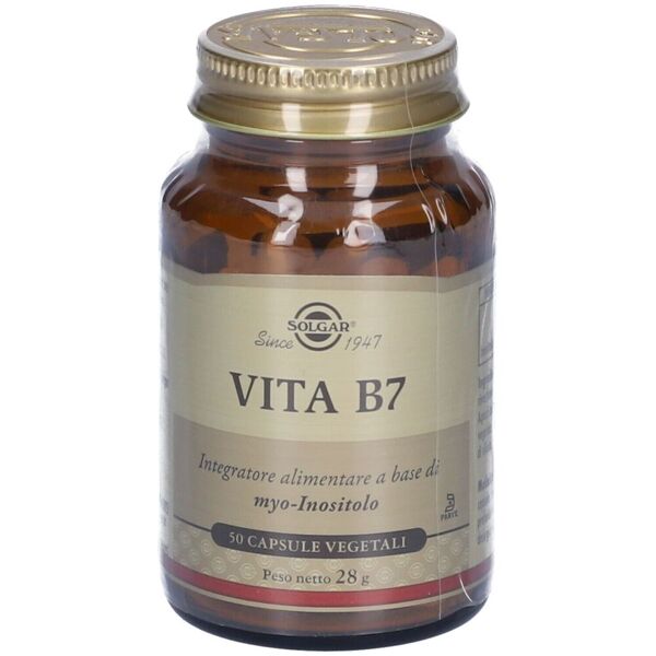 solgar it. multinutrient spa solgar - vita b7 50 capsule vegetali: integratore di biotina per la salute di capelli, pelle e unghie
