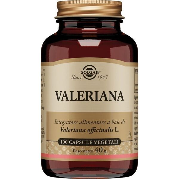 solgar it. multinutrient spa solgar - valeriana 100 capsule vegetali: integratore di valeriana per il sonno e il relax