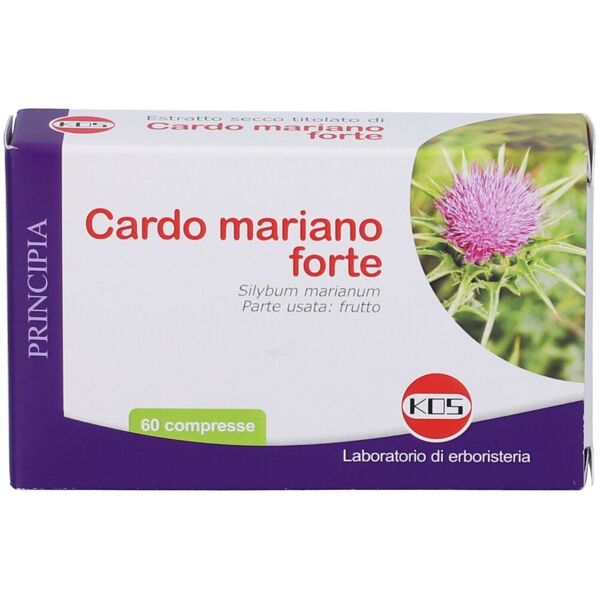 KOS Srl Kos, Principia Cardo Mariano Forte Estratto Secco, 60 Compresse