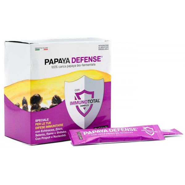 zuccari srl zuccari - papaya defense 30 bustine per difese immunitarie - integratore naturale