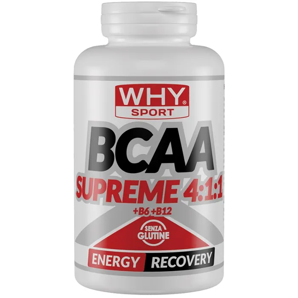 biovita srl why sport bcaa supreme 4:1:1+b6+b12 200 compresse