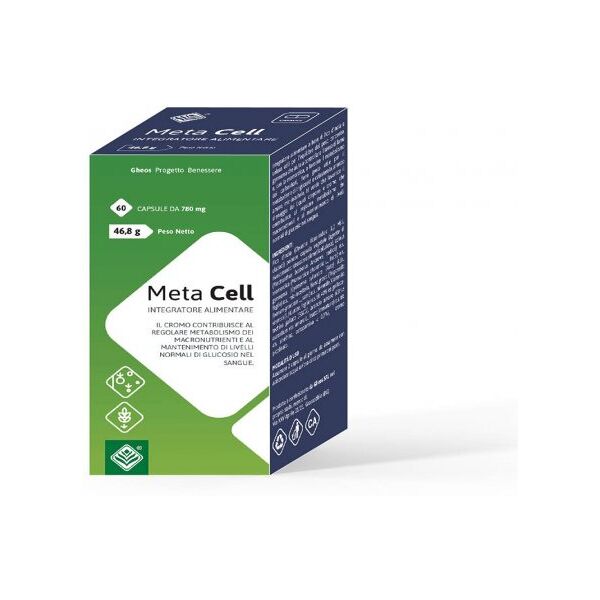 gheos srl meta cell 60 capsule - integratore di metionina per il supporto cellulare