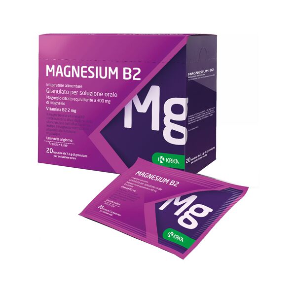 krka farmaceutici milano srl magnesium b2 300/2 mg 20 buste