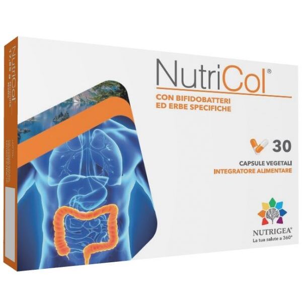 nutrigea srl nutricol 30 capsule - integratore antiossidante per il benessere generale