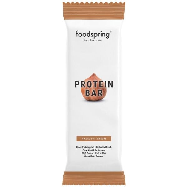 foodspring gmbh foodspring protein bar 60g gusto crema di nocciole - uno snack proteico soffice e gustoso