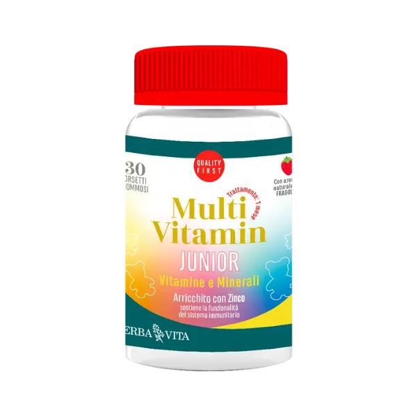 erba vita multivitamin junior vitamine e minerali 30 orsetti gommosi